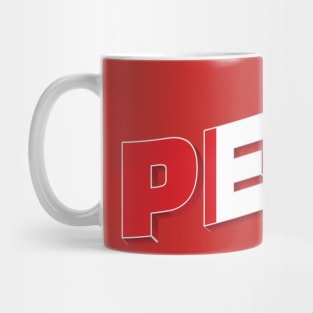 Peru Vintage style retro souvenir Mug